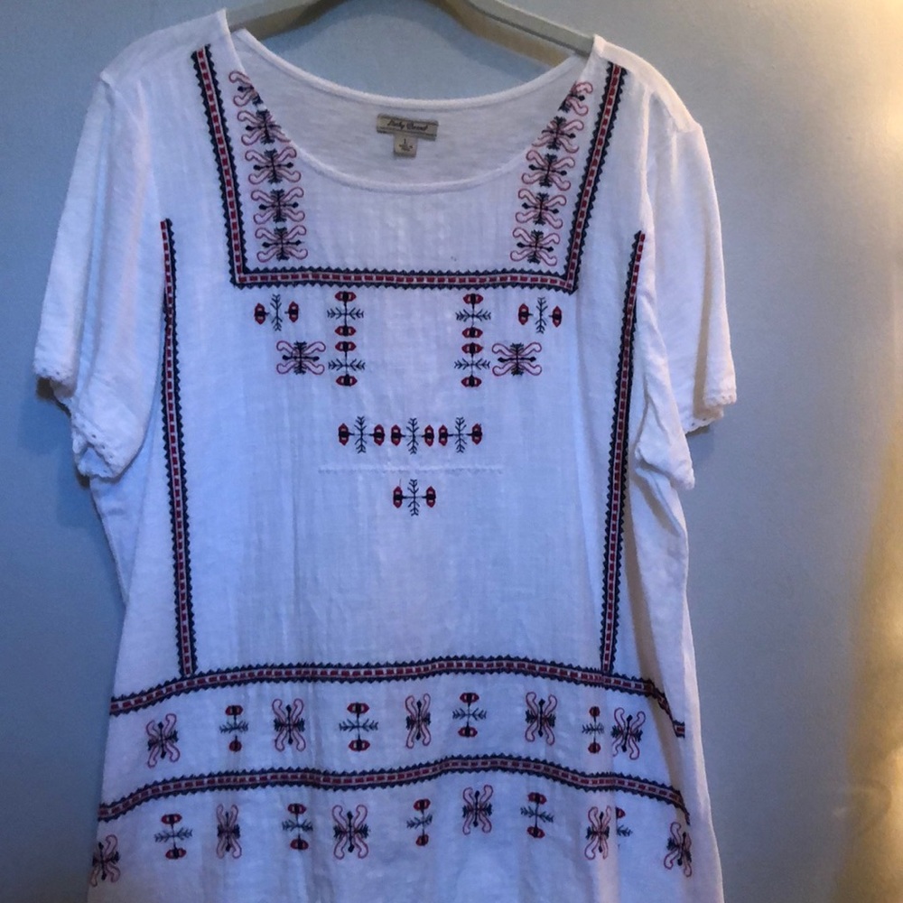 Lucky Brand embroidered Top